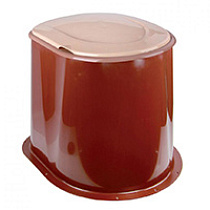 Туалет дачный пласт.с крышкой (1/4) "Альтернатива" М1295 53725