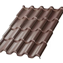 Металлочерепица МП Монтерроса (PURETAN-20-8017-0.5) 57731