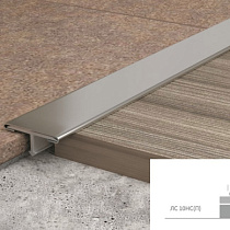 Т-образный профиль, 21,7х9,0 полированная нержавеющая сталь ЛС 10НСП.2700.001 62939