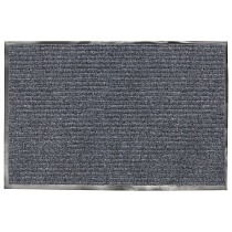 Коврик влаговпитывающий, ребристый 40*60 см "VORTEX", серый/ 15 51716