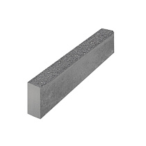 Бордюрный камень STEINRUS Серый (1000х200х80мм) 1под/40шт (36кг/шт.) 74439