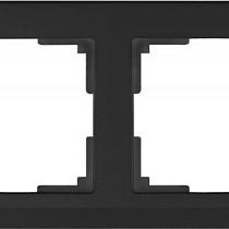 Рамка на 2 поста Stark (черный) W0021808 WERKEL 42312