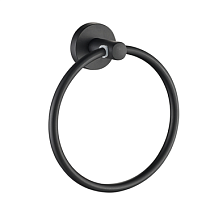 Полотенцедержатель кольцо черный HB8704 66556