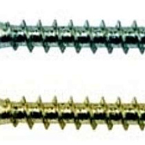 Шуруп универсальный 5 х 90 мм, с потайной головкой, крупная резьба, жёлтый 00273