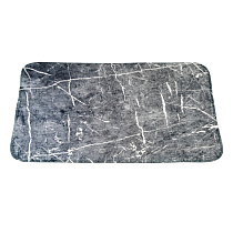 КОВРИК ДЛЯ ВАННОЙ "MARBLE" 50*80 СМ, ПОЛИЭСТЕР (ТЕМНО-СЕРЫЙ) (1/30) "SWENSA" BSM-MARBLE-DGR 72700