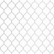 Панель ПВХ Арабеска (самарканд. узор) серебро 2000*600*1,0мм 71137