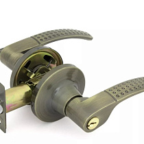 Защелка ФЗ 3903 AB (Античная бронза) ET с ключем и фиксатором 68746