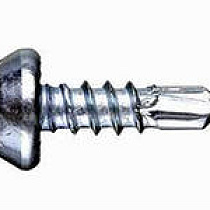 Саморез цинк 3,5 х 11 мм, полуцилиндр, сверло 00176