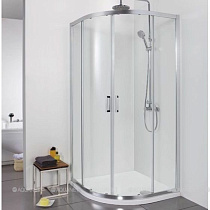 Душевое ограждение Aquanet Alfa 900х900х2000 стекло прозрачное хром (R550) 76399