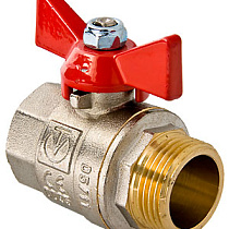 Кран шаровый VT BASE 3/4" г/ш бабочка 03274