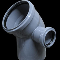 Отвод универсальный D=110/50х45° правый ПП 54087