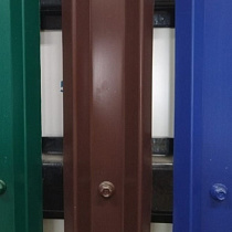 Металлический штакетник М-образный 1,25м (RAL6005) 42221