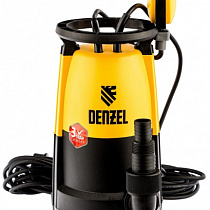 Насос погружной дренажный DENZEL DP-600S (600Вт; Qmax= 13000л/час.; Нmax=7 м) 75328
