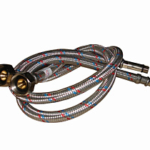 Подводка к смесителю 1,5 сталь (пара) 03678