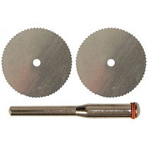 Диски отрезные HSS 2шт. и штифт диам.3 мм ФИТ 35690
