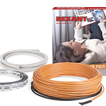 Теплый пол REXANT Standard RND -20-300 51-0513-3 (300Вт/20м,погонных/ расход 1,3-2,6м2) (двух жильный кабель) 60141