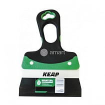 Шпатель фасадный нержав 350мм двухкомп ручка  КЕДР 111-0350 65255