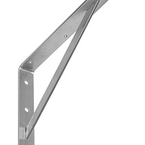 Кронштейн стальной усиленный (плоский) 250х400 белый WSWP 400 14269