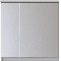 Зеркальный шкаф 70, без подсветки, белый 64794