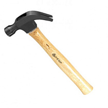Молоток-гвоздодёр кованый 560г дерев.ручка   КЕДР 024-0560 48761