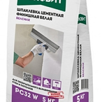 Шпаклевка Цементная финишная белая ОСНОВИТ БЕЛСИЛК Т-32 по 5кг 60574