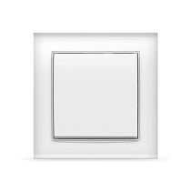 Выключатель Бриллиант 1-кл. СП белый 57802